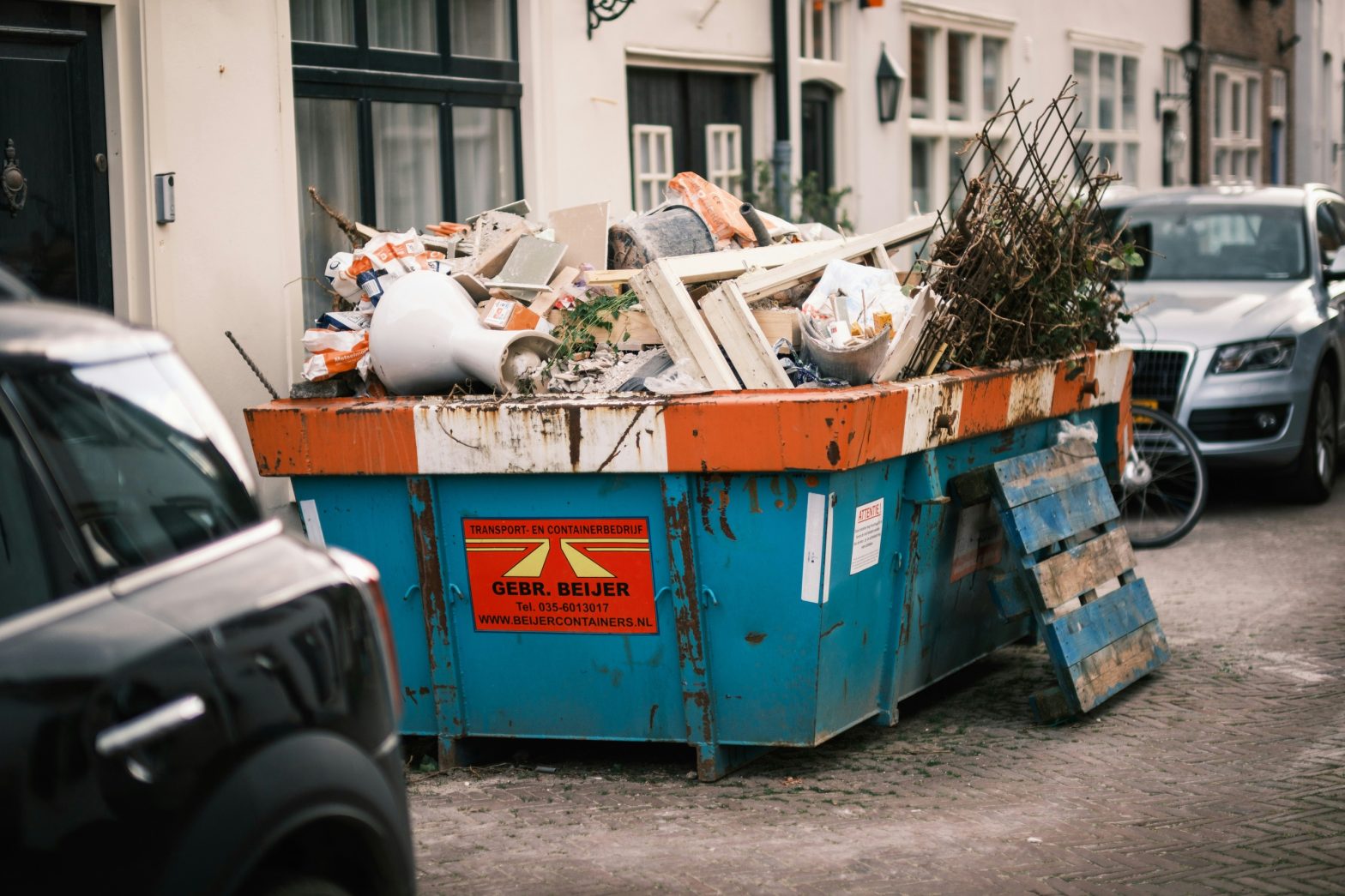 how to place skip bins